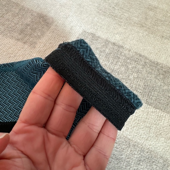 Kerrits Women’s Fleece Lite Chevron Equestrian Breeches Blue/Black (Size S) - Picture 5 of 11